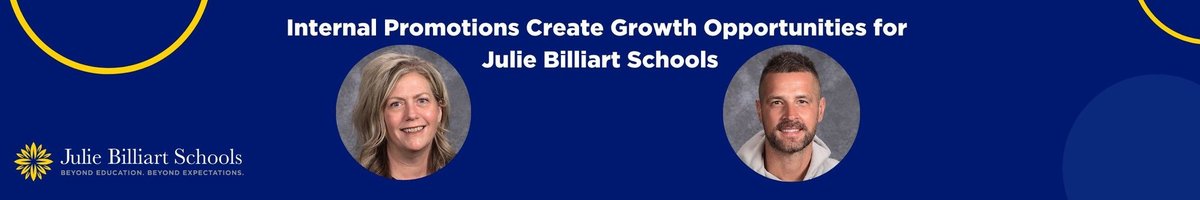 Internal Promotions Create Growth Opportunities for Julie Billiart Schools: Principal and Director of Academics and Teacher Development Announced